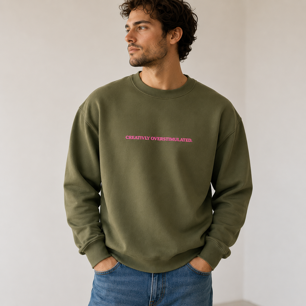 Creatively Overstimulated Oversized Sweatshirt